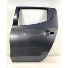 Porta Traseira Esquerda Mitsubishi L200 Triton 2018 A 2021 Cinza Traseira Esquerdo