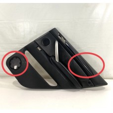 Forro Porta Traseiro Direito Bmw X5 2002 Original C/ Detalhe Preto