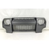 Grade Frontal Jeep Troller 2015 Original C/ Detalhes Cinza-escuro