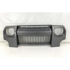Grade Frontal Jeep Troller 2015 Original C/ Detalhes Cinza-escuro