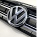Grade Frontal Volkswagen Amarok 2.0 2015 Original Preto Cromado