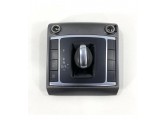 Moldura Central Manopla Cambio Vw Amarok 2015 Original Preto