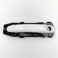 Maçaneta Porta Dianteira Esquerda Vw Amarok 2015 Original Branco Dianteira